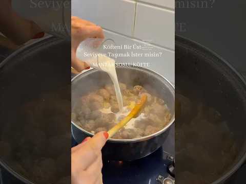Mantar Soslu Köfte Tarifi Nasıl Yapılır?